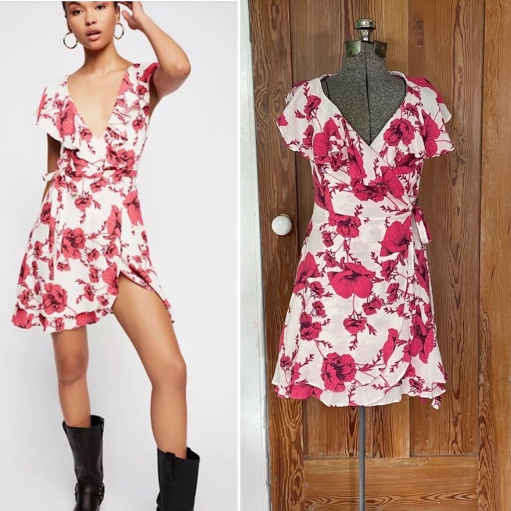 Nwt Free People French Quarter Wrap Dress - Size Small